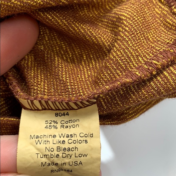 OVEL Marigold Plunging V Long Sleeve - Picture 7 of 10